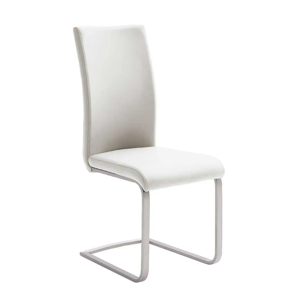 Lederstühle|Freischwinger*Pharao24 Schwingstuhl Set Fridamo