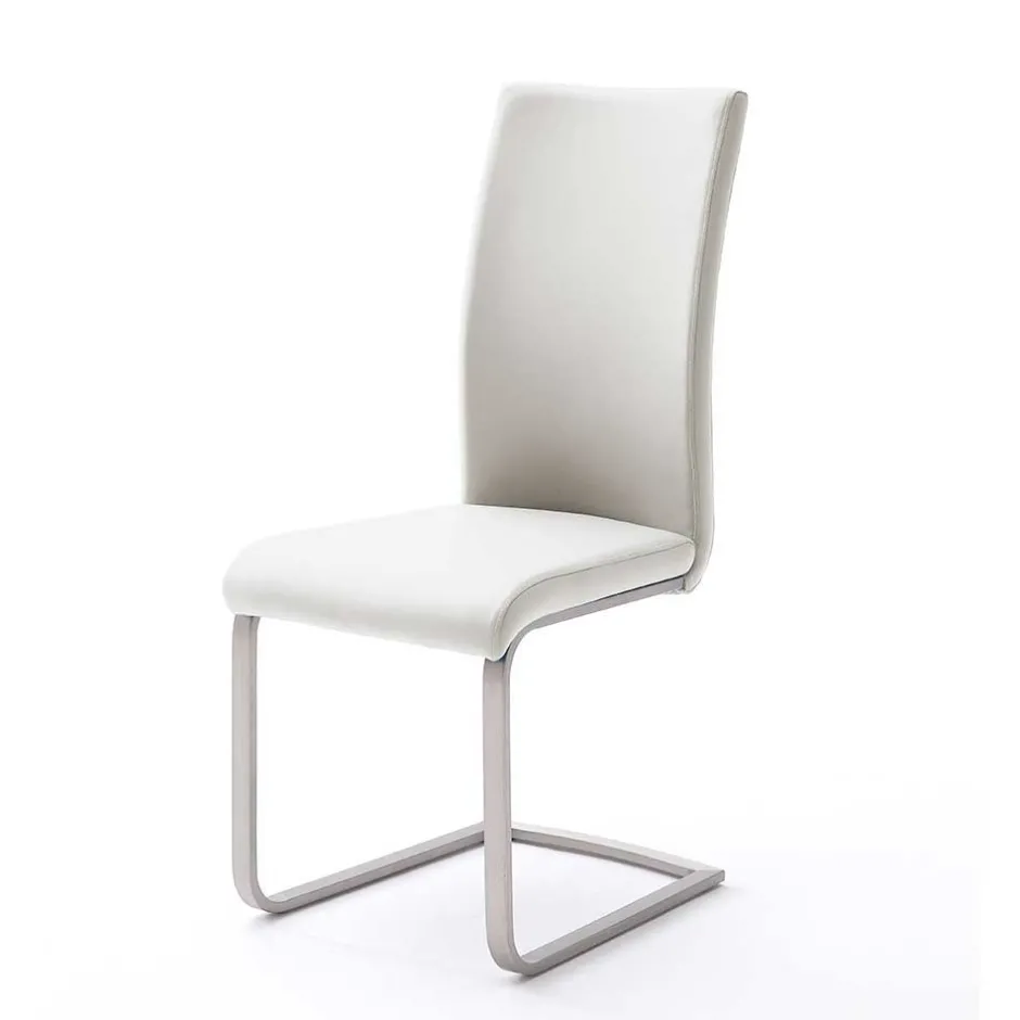 Lederstühle|Freischwinger*Pharao24 Schwingstuhl Set Fridamo