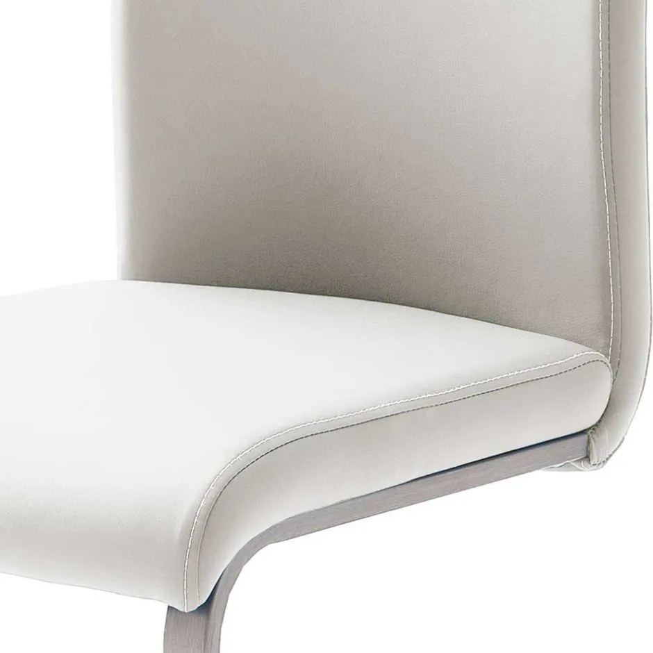 Lederstühle|Freischwinger*Pharao24 Schwingstuhl Set Fridamo