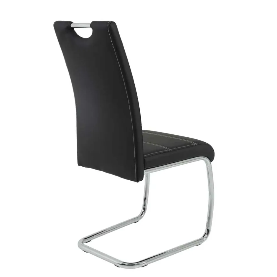 Lederstühle|Freischwinger*Pharao24 Schwingstuhl Wendon