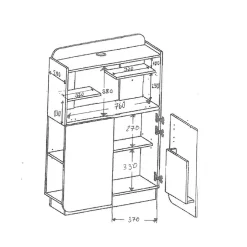 Schreibtische|Sekretäre*Pharao24 Sekretär Shaker