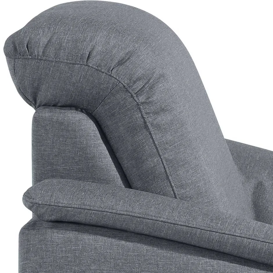 Pharao24 Sessel Jeansblau Stoff Rocket> Relaxsessel