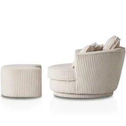 Pharao24 Sessel mit Hocker Anyel><noscript><img width=