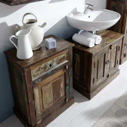 Pharao24 Shabby Badmöbel Woodstock> Badmöbel Sets