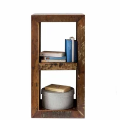 Pharao24 Shabby Chic Regal Frees> Wohnzimmerregale|Massivholzregale