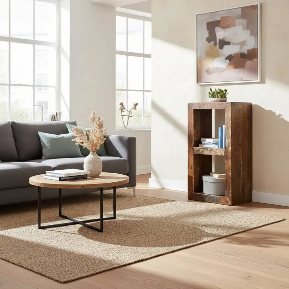 Pharao24 Shabby Chic Regal Frees> Wohnzimmerregale|Massivholzregale