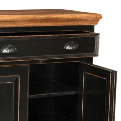 Massivholzmöbel|Küchenkommode*Pharao24 Shabby Kommode Barocara