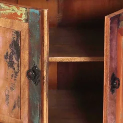 Küchenkommode|Wohnzimmerkommoden*Pharao24 Shabby Massivholzkommode Woodstock