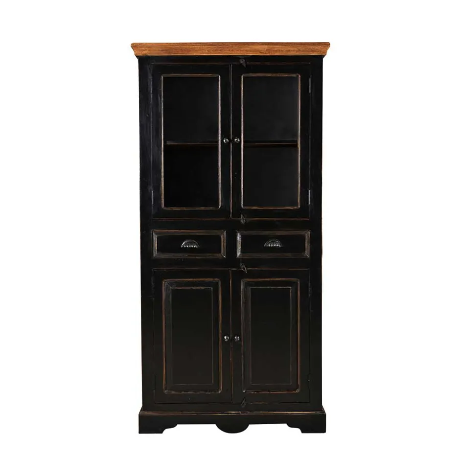 Vitrinenschrank|Stauraumvitrinen*Pharao24 Shabby Vitrine Barocara