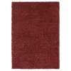 Pharao24 Shaggy Teppich Dunkelrot Fane> Teppiche