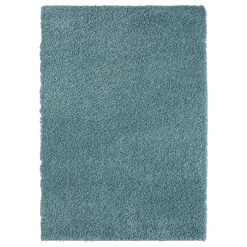 Teppiche*Pharao24 Shaggy Teppich Hellblau Wakono