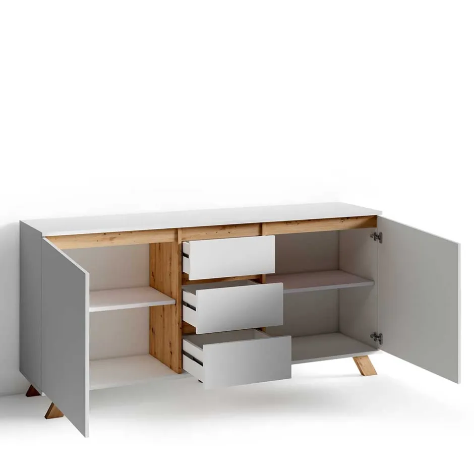 Pharao24 Sideboard 160 cm breit Pirate> Küchenkommode|Esszimmerkommoden