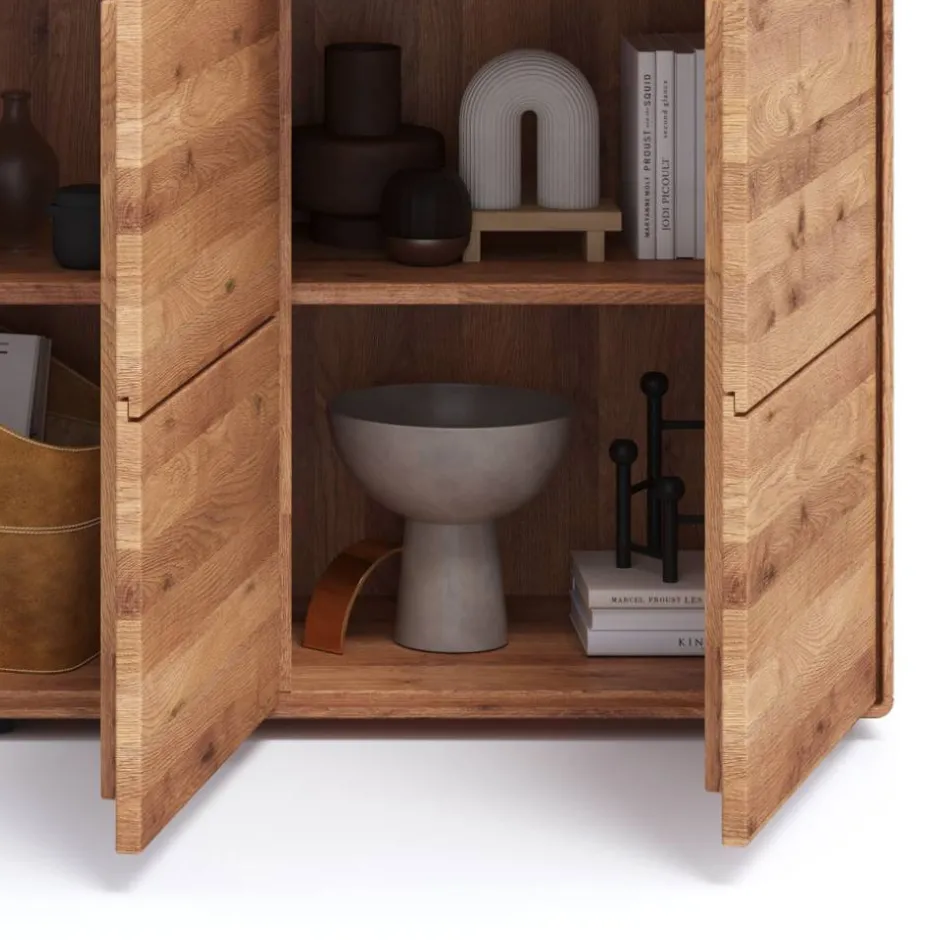 Pharao24 Sideboard Amra> Esszimmerkommoden|Massivholz Kommoden