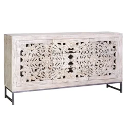 Massivholzmöbel|Küchenkommode*Pharao24 Sideboard Annatto