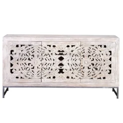 Massivholzmöbel|Küchenkommode*Pharao24 Sideboard Annatto