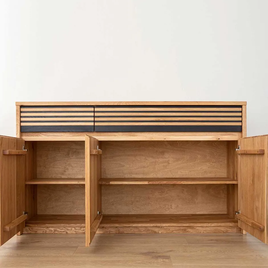 Pharao24 Sideboard Bibliana> Küchenkommode|Wohnzimmerkommoden