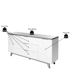 Fernsehtische|Lowboards*Pharao24 Sideboard Hajelua