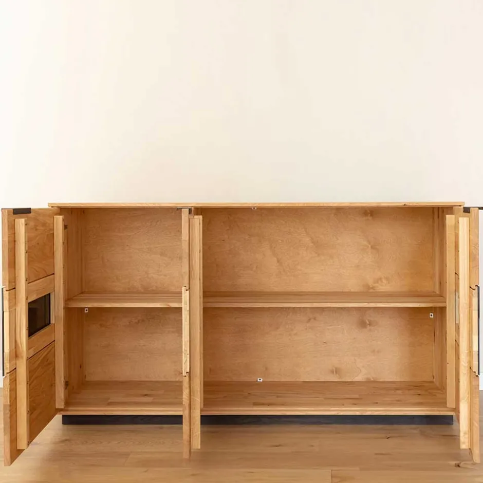 Massivholzmöbel|Küchenkommode*Pharao24 Sideboard Lakosion