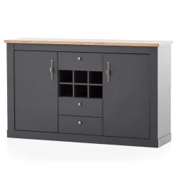 Pharao24 Sideboard mit Flaschenfach Saridio> Küchenkommode|Esszimmerkommoden