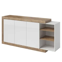 Pharao24 Sideboard mit Regal Prismo> Küchenkommode|Esszimmerkommoden