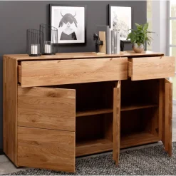 Massivholzmöbel|Küchenkommode*Pharao24 Sideboard Ovalius