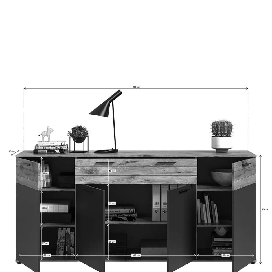 Esszimmerkommoden|Sideboards*Pharao24 Sideboard Plestna