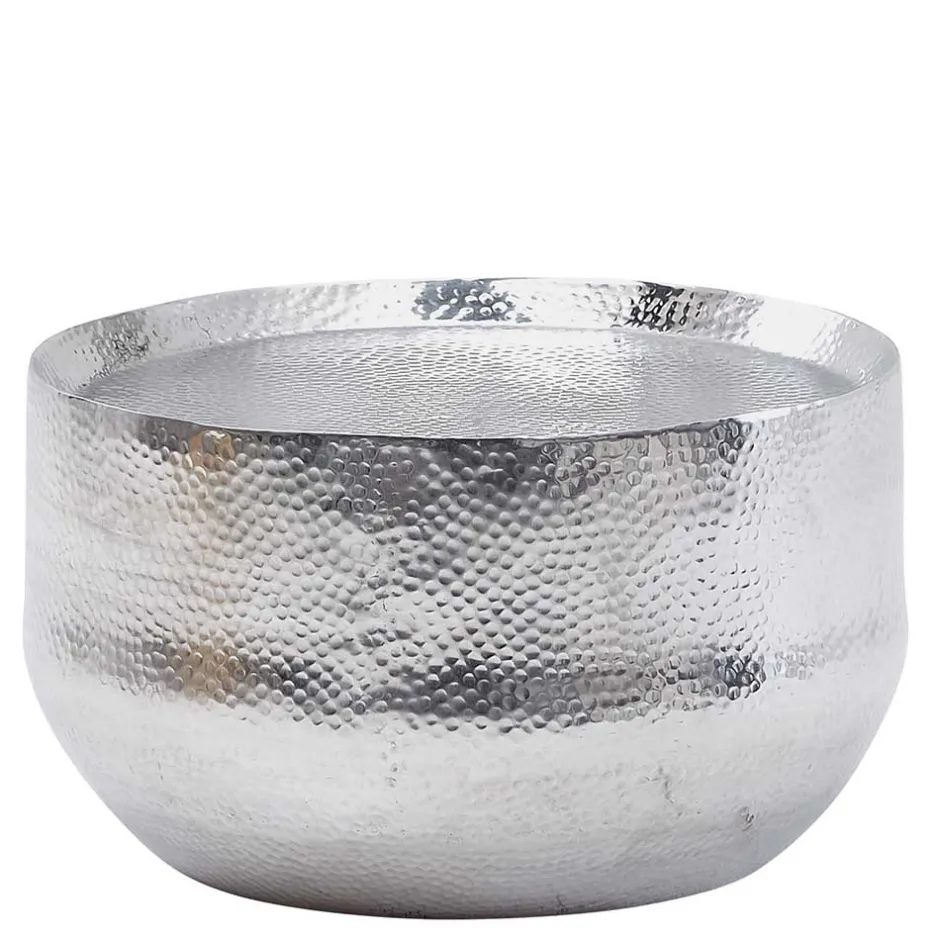 Pharao24 Silberner Couchtisch Lucie> Beistelltische|Couchtische