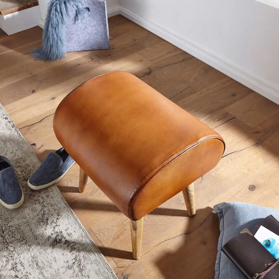 Sitzhocker|Garderobenhocker*Pharao24 Sitzhocker Brown
