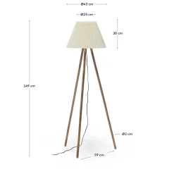 Lampen Und Leuchten*Pharao24 Skandi Design Stehleuchte Clorina