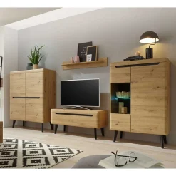 Pharao24 Skandi Design Wohnwand Tomya> Wohnwand 300 Cm