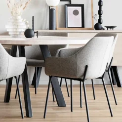 Tisch Mit Stühlen|Esszimmer Sets*Pharao24 Skandi Sitzgruppe Lamon