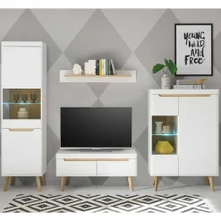 Wohnwand 250 Cm*Pharao24 Skandi Wohnwand Jasturian