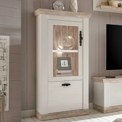 Stauraumvitrinen*Pharao24 Skandinavische Vitrine Flurencina