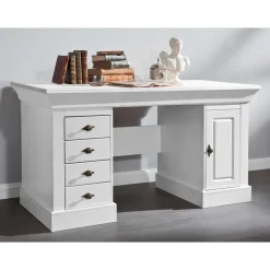 Computertische|Jugendschreibtische*Pharao24 Skandinavischer Landhaus Schreibtisch Mures