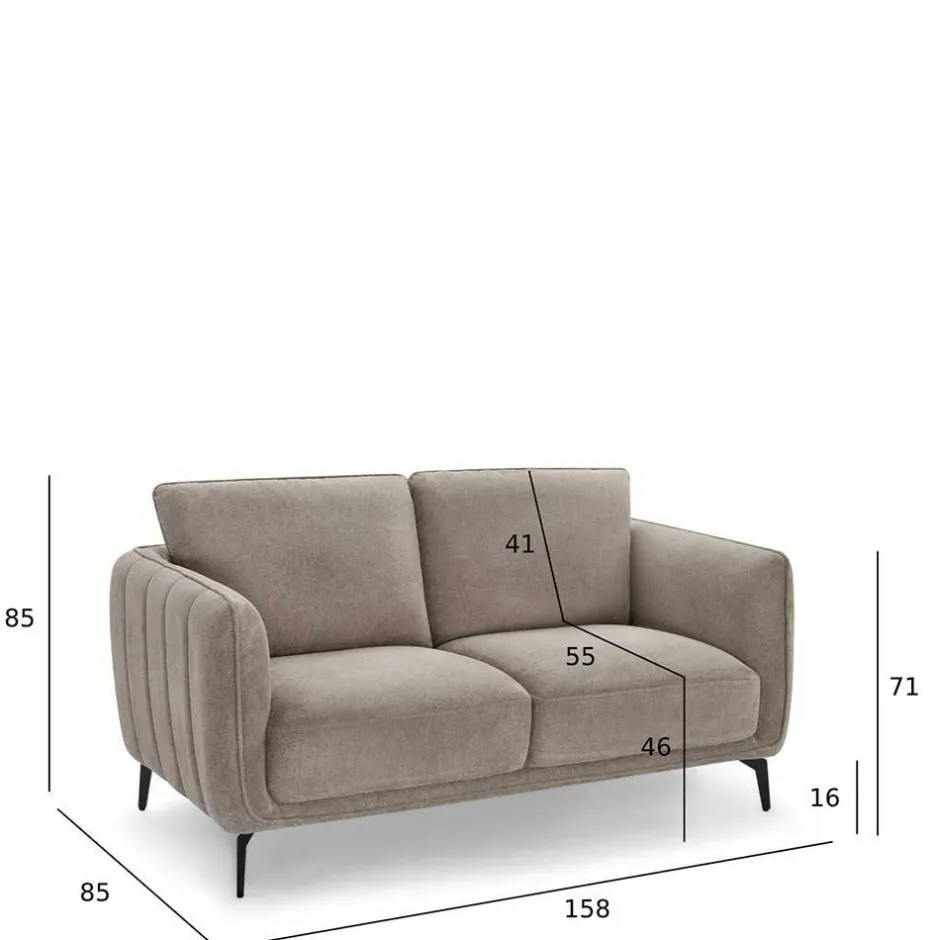 Pharao24 Sofa Addagio> Polstermöbel|3 Sitzer Sofa