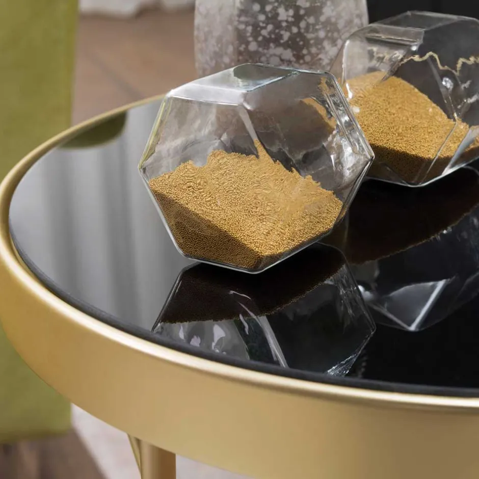 Pharao24 Sofa Beitisch Sivarin> Glastische