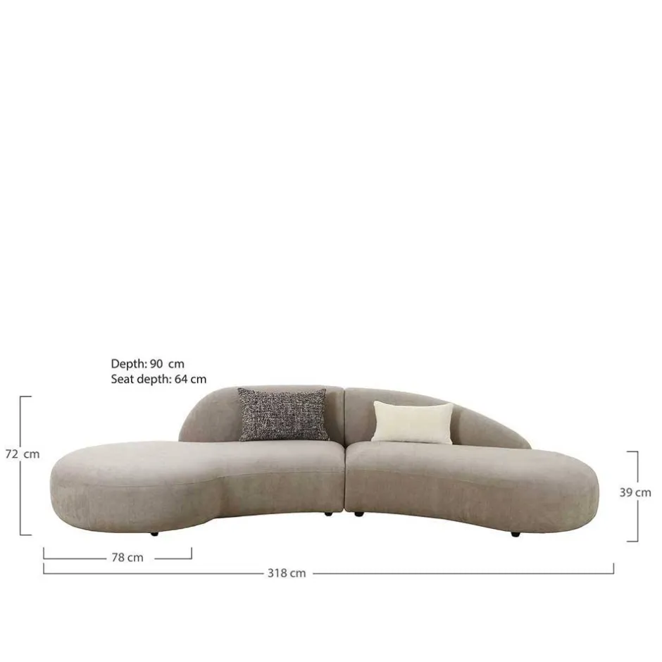 Wohnlandschaften|Ecksofas*Pharao24 Sofa Blondago