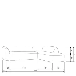 Polstermöbel|Wohnzimmercouch*Pharao24 Sofa Ecke Appoloni