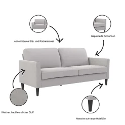 3 Sitzer Sofa*Pharao24 Sofa Harbour