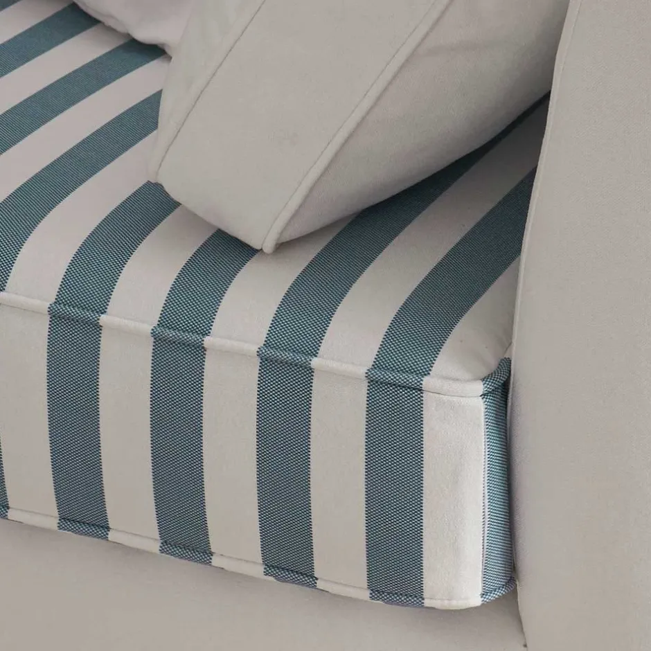 Pharao24 Sofa mit Hocker Nalyva> Wohnzimmercouch|3 Sitzer Sofa