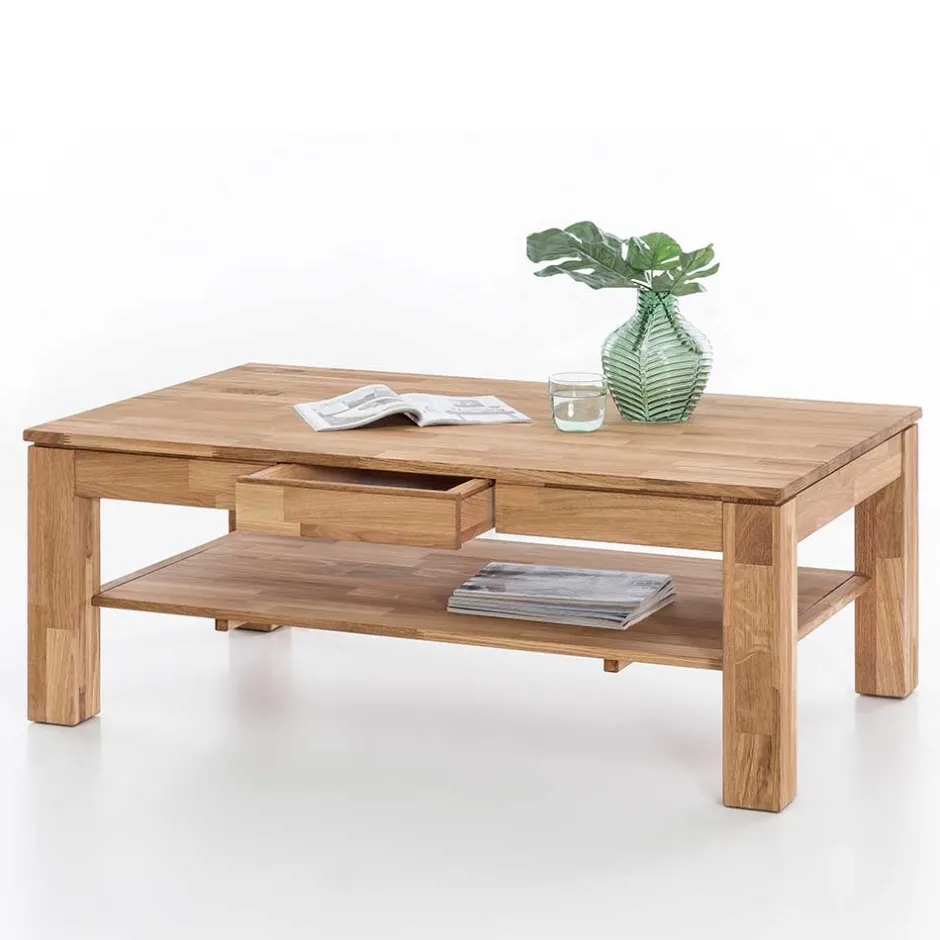Pharao24 Sofa Tisch Enetta> Wohnzimmertisch|Massivholztische