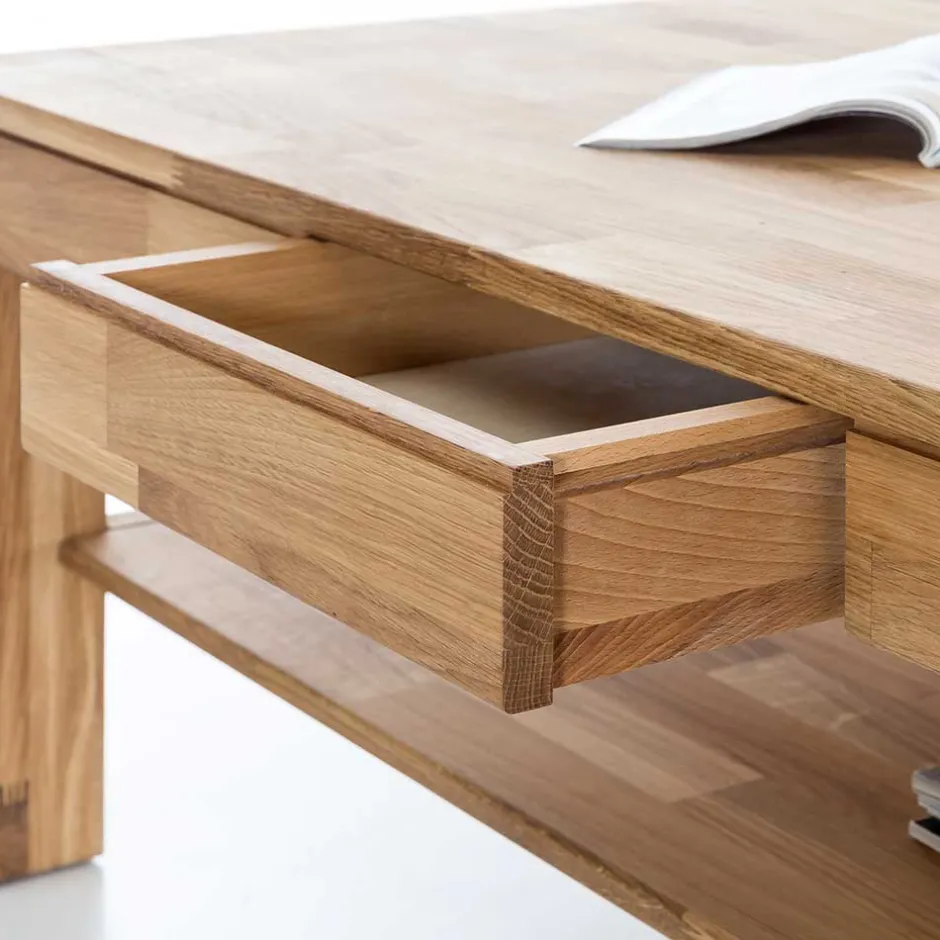 Pharao24 Sofa Tisch Enetta> Wohnzimmertisch|Massivholztische