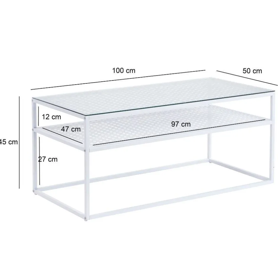 Glastische*Pharao24 Sofa Tisch Nastasia