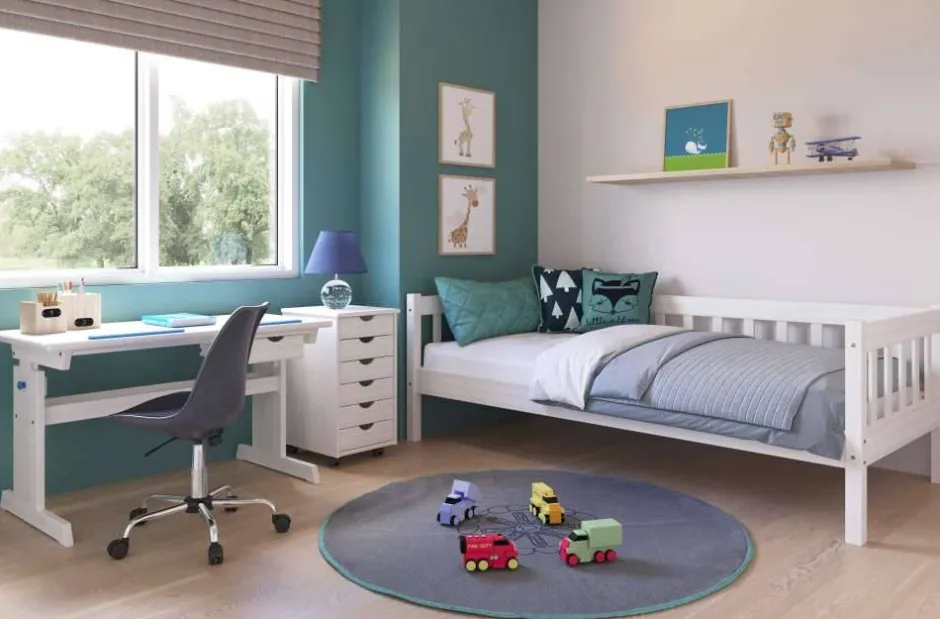 Pharao24 Sofabett mit Lattenrost Carter> Einzelbetten|Massivholzbetten