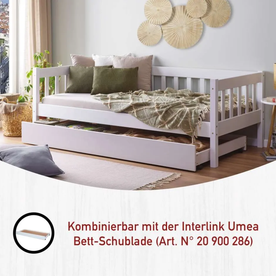 Pharao24 Sofabett mit Lattenrost Carter> Einzelbetten|Massivholzbetten