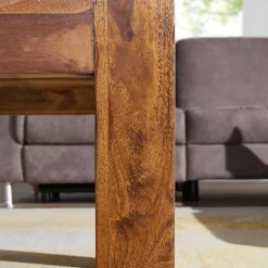 Wohnzimmertisch|Massivholztische*Pharao24 Sofatisch Holz Braun Arendal