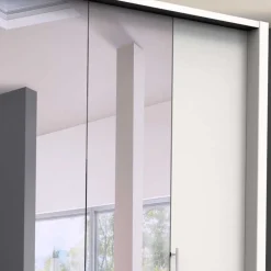 Jugendkleiderschrank*Pharao24 Spiegel Falttürenschrank Emiliano