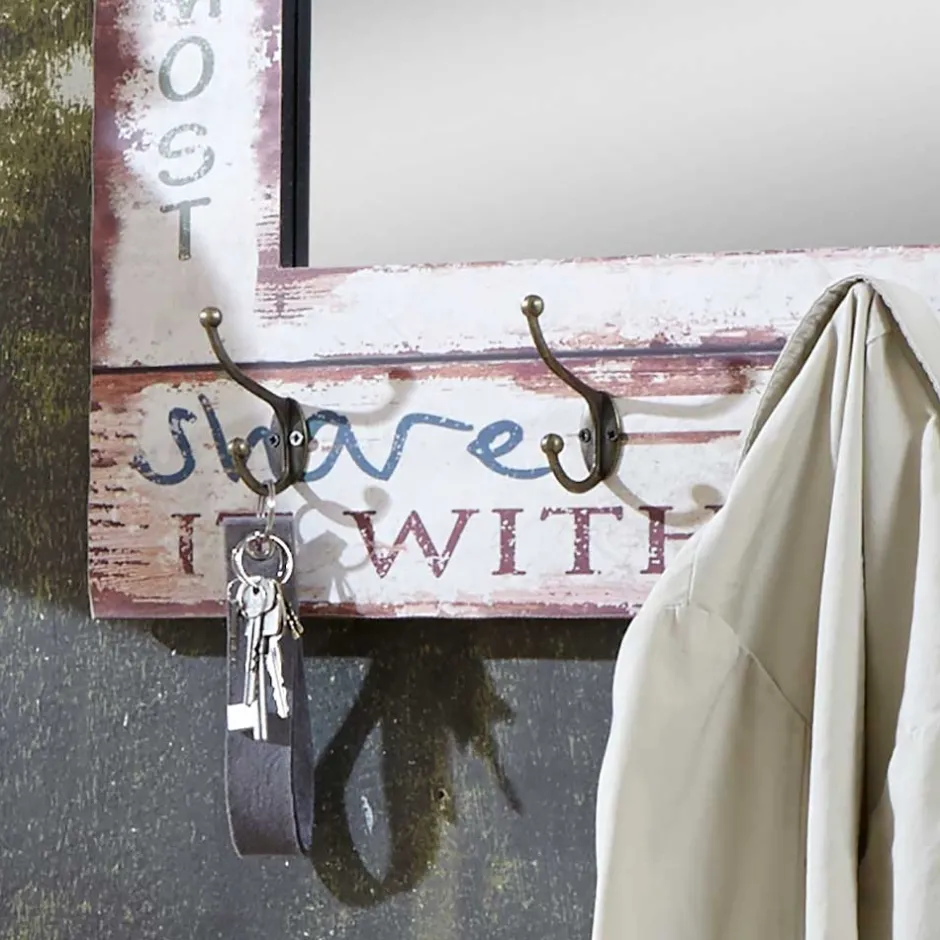 Wandgarderoben*Pharao24 Spiegel Garderobe Sotonio