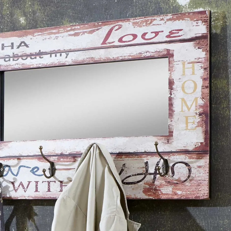 Wandgarderoben*Pharao24 Spiegel Garderobe Sotonio