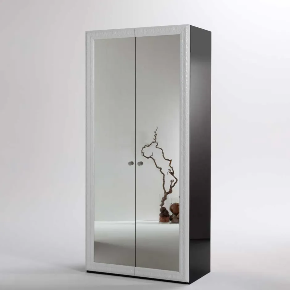 Pharao24 Spiegel Kleiderschrank Lylian> Drehtürenschränke|Kleiderschränke